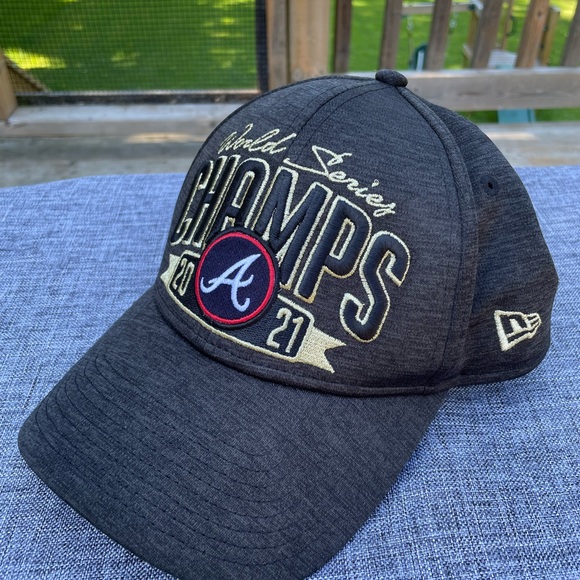 Atlanta Braves 2021 World Series Champions New Era 9Forty SnapBack hat - Picture 2 of 5